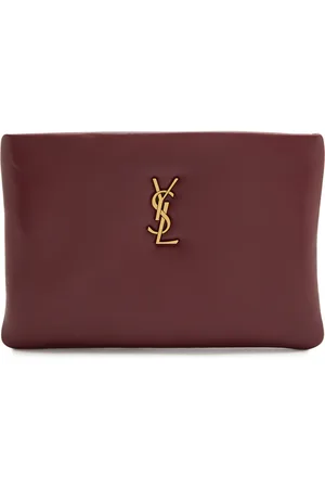 Saint Laurent Calypso Small Padded Leather Pouch - - One Size