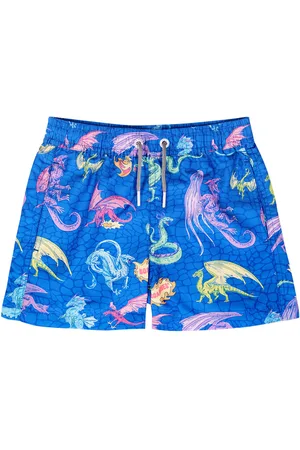 BOARDIES Kids Dragon Printed Shell Swim Shorts (1-9 Years) - - 1-2Y (1 Year)