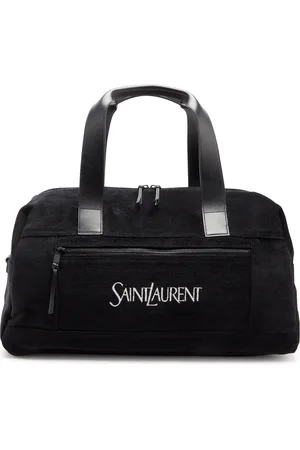 Saint Laurent Logo-jacquard Velvet Holdall - - One Size