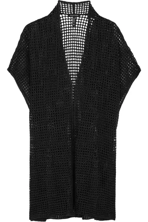 Eileen Fisher Open-knit Linen Cardigan - - L/XL (UK20/XL)