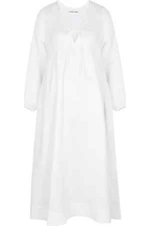 Casa Raki Elda Linen Midi Dress - - XS (UK6 / XS) - XS (UK6 /xs)