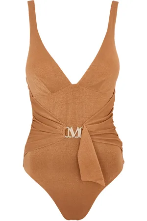 Max Mara Cassiopea Metallic Swimsuit - - Ivb (UK14 / L)