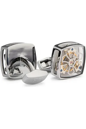 Tateossian Traveller Tourbillon Palladium-plated Cufflinks - - One Size