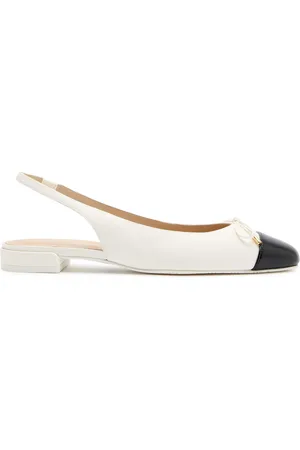 Stuart Weitzman Leather Slingback Flats