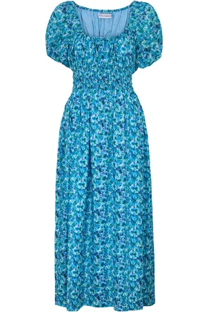FAITHFULL THE BRAND Vineria Floral-print Cotton Midi Dress - - XS (UK6 / XS) - XS (UK6 /xs)