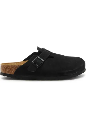 Birkenstock Boston Suede Sliders - - 36 (IT36/ UK3)
