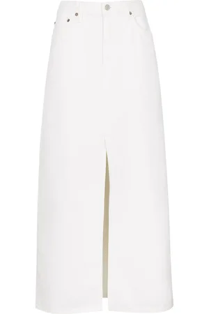 AGOLDE Leif Denim Maxi Skirt - - 25 (W25 / UK6 / XS) - 25 (W25 / UK6 /xs)