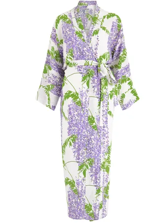 Bernadette Peignoir Printed Silk Wrap Dress - - 38 (UK10 / S)