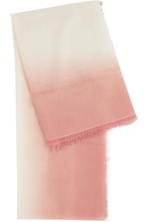 AMA Pure Frame Fringed Cashmere Scarf - - One Size