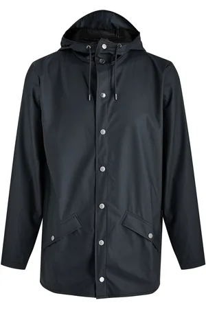 Rains Short Matte Rubberised Raincoat - - M