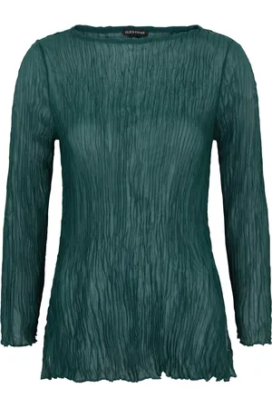 Eileen Fisher Plissé Silk top - - XL (UK 22 / Xxl) - XL (UK 22 /xxl)