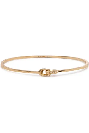 Coach Interlock Logo-embellished Bangle - - One Size