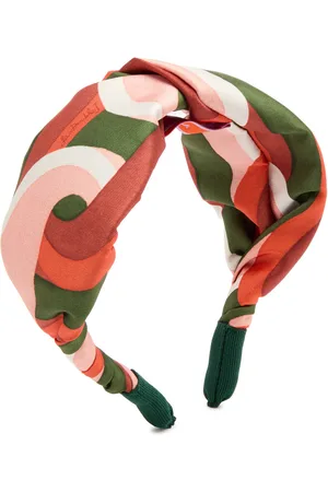 La DoubleJ Printed Satin Headband - - One Size