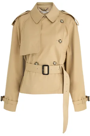 Stella McCartney Cropped Cotton Trench Coat - - 38 (UK6 / XS) - 38 (UK6 /xs)