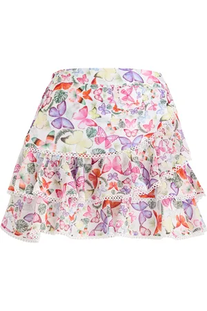 CHARO RUIZ IBIZA Fera Printed Cotton-blend Mini Skirt - - L (UK14 / L)