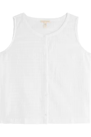 Eileen Fisher Cotton-voile Tank - - L (UK 18-20 / XL) - L (UK 18-20 /xl)