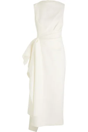 Roksanda Calatrava Draped Ruffled Midi Dress - - 10 (UK10 / S)