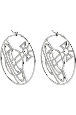 Vivienne Westwood Eloisa Orb-embellished Hoop Earrings - - One Size