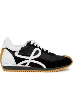 Loewe Flow Runner Black Panelled Sneakers - - 3