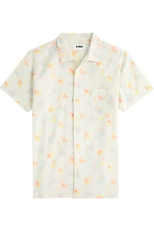 YMC Malick Printed Seersucker Cotton Shirt - - S