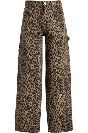 Damson Madder Print Straight-leg Cargo Jeans - 8 (UK8 / S)