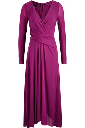 TALBOT RUNHOF Draped Jersey-mesh Midi Dress - - 36 (UK10 / S)