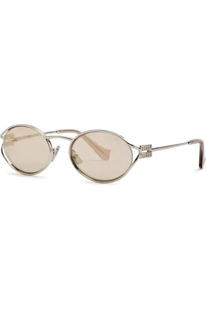 Miu Miu Oval-frame Sunglasses - - One Size