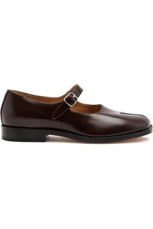 Maison Margiela Tabi Leather Mary Jane Flats - - 36 (IT36 / UK3)