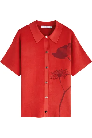 PH5 Amber Intarsia Knitted Shirt - - L (UK14 / L)