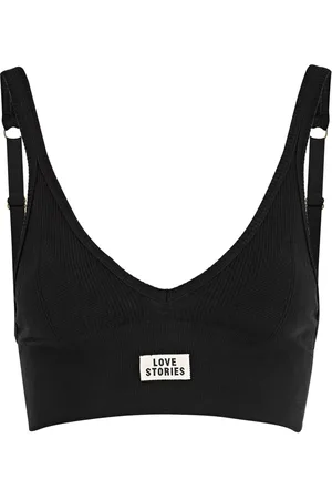 LOVE Stories Posey Cotton-blend Soft-cup bra - - S (UK8-10 / S)