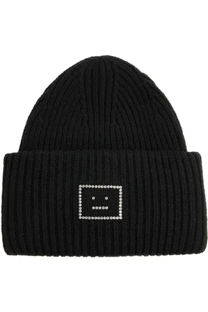Acne Studios Logo-embellished Wool Beanie - - One Size