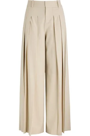 ALICE+OLIVIA Simone Pleated Twill Trousers - - 4 (UK8 / S)