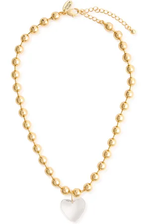 Kenneth Jay Lane Heart Beaded Necklace - - One Size