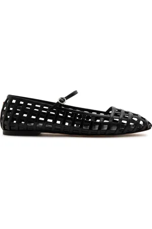 Aeyde Uma Caged Patent Leather Flats - - 38 (IT38/ UK5)