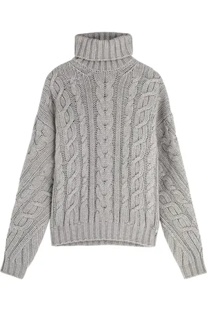 HERNO Roll-neck Cable-knit Wool Jumper - - 44 (UK12 / M)