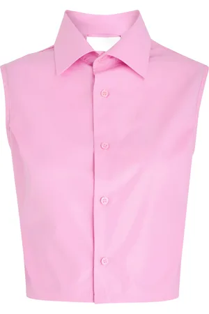 BETTTER X Icons Open-back Cropped Cotton Shirt - - M (UK12 / M)