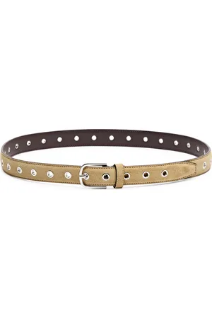 Totême Eyelet-embellished Suede Belt - - 70 (UK6/xS)