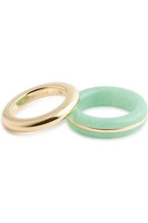 BY PARIAH Essential Rings - set of two - - 52 (UK M / US 6.5)