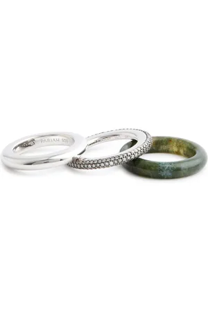 BY PARIAH Aurea Stack Rings - set of Three - - 52 (UK M / US 6.5)