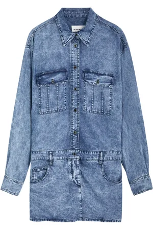 Isabel Marant Isabel Marant étoile Palvina Chambray Mini Dress - - 40 (UK12 / M)