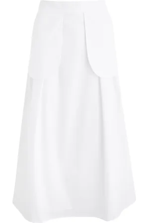 Rohe Cotton-poplin Midi Skirt - - 38 (UK10 / S)