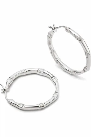 Daisy London X Estée Lalonde Goddess Glow Sterling Hoop Earrings - One Size