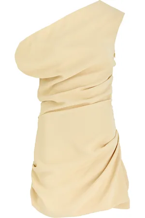 Paris Georgia Remmy One-shoulder Gathered Mini Dress - - L (UK14 / L)