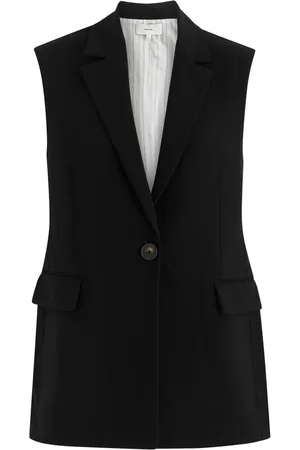 Vince Sleeveless Woven Blazer - - 4 (UK8 / S)