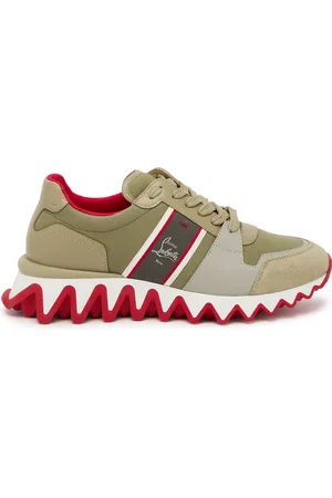 Christian Louboutin Nastroshark Panelled Canvas Sneakers - - 38 (IT38 / UK5)