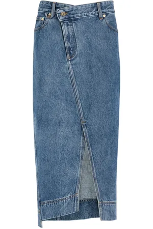 Jacquemus La Jupe De-nîmes Midi Skirt - 26 (W26 / UK8 / S)