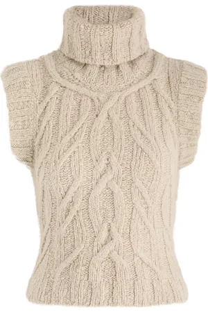 KNWLS Cable-knit Alpaca-blend Vest - - S (UK8-10 / S)