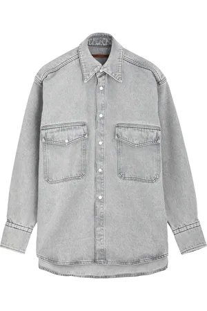 PETAR PETROV Get Up Denim Shirt - - M (UK12 / M)