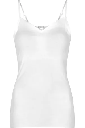 Hanro Seamless Padded Cotton top - - M (UK12-14 / M)