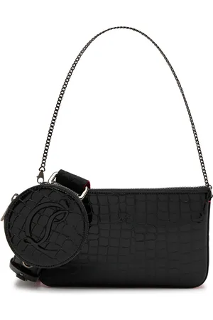 Christian Louboutin Loubila Crocodile-effect Leather Cross-body bag - - One Size